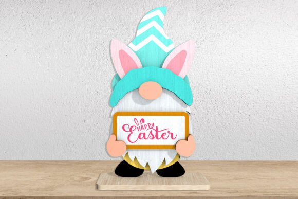 Crafting a Festive 3D Display with the Happy Easter Gnome SVG