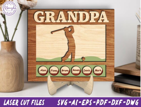 Crafting the Perfect Personalized Golfer Father's Laser Cut Gift