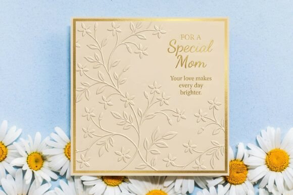 Creating Meaningful Moments with an Embossed Floral Mother’s Day Card PNG