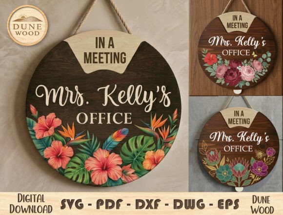Elevate Spaces with Laser Cut Door Signs