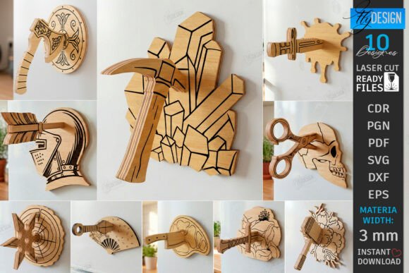 Laser Cut Magnet Note Holders: Fantasy Bundle Guide