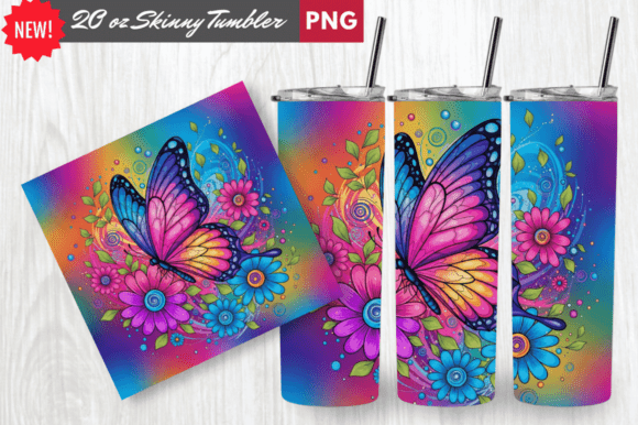 Mastering the Watercolor Abstract Butterfly Tumbler for Flawless Sublimation Results