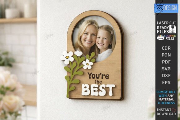 Mother’s Day Photo Frame Laser Cut CNC