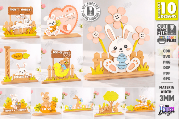 Strategic Spring Merchandising: Maximizing Value with the Easter Bunny Shelf Sitter Laser Cut Set