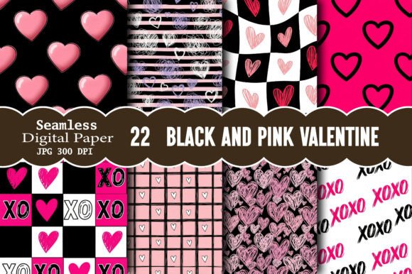 Unlocking Creative Potential with the Seamless Black and Pink Valentine Pattern