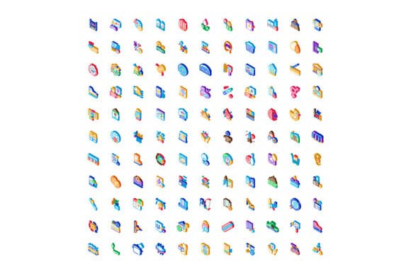 Unlocking Visual Clarity with an Isometric Icons Collection Representing Modern Digital Life