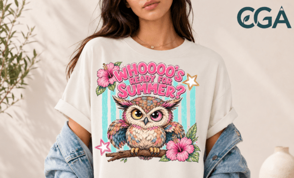 Whos Ready for Summer Cute Owl Pun Png Guide